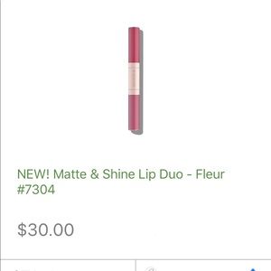 Matte & Shine duo for  lips (Fleur) NWOT
